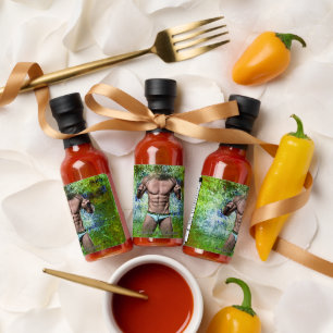 SlipperyJoe's highly muscular adult man shirtless  Hot Sauces
