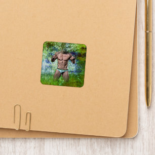 SlipperyJoe's highly muscular adult man shirtless  Patch