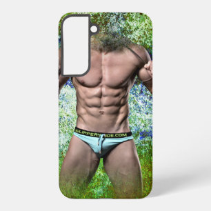 SlipperyJoe's highly muscular adult man shirtless  Samsung Galaxy S22+ Case