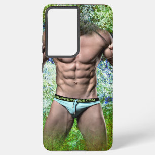 SlipperyJoe's highly muscular adult man shirtless  Samsung Galaxy S21 Ultra Case