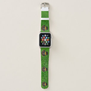 SlipperyJoe's humorous clever Thanksgiving theme t Apple Watch Band