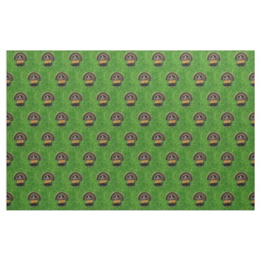 SlipperyJoe's humorous clever Thanksgiving theme t Fabric