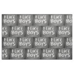 SlipperyJoe&#39;s I Like Boys dirty chalkboard dark te Fabric