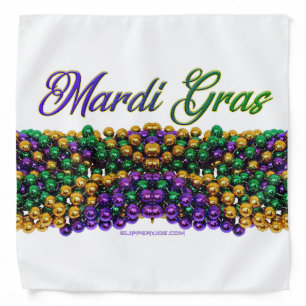 SlipperyJoe's iconic Mardi Gras–themed image elega Bandana
