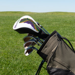 SlipperyJoe's iconic Mardi Gras–themed image elega Golf Head Cover