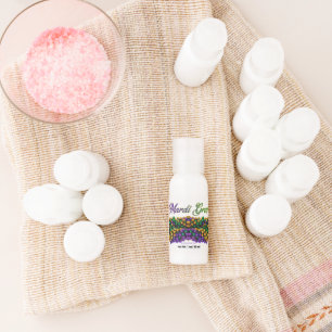 SlipperyJoe's iconic Mardi Gras–themed image elega Hand Lotion