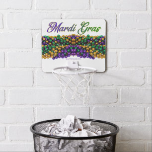 SlipperyJoe's iconic Mardi Gras–themed image elega Mini Basketball Hoop