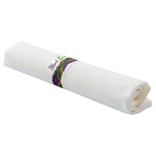 SlipperyJoe's iconic Mardi Gras–themed image elega Napkin Bands