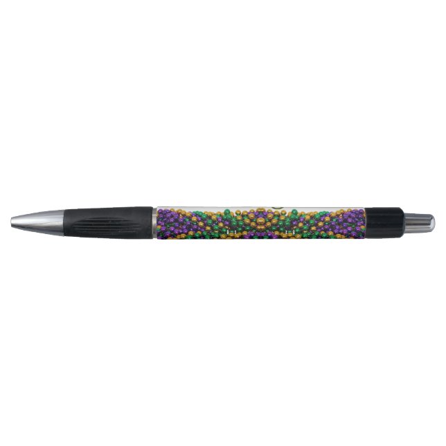 SlipperyJoe's iconic Mardi Gras–themed image elega Pen (Front)