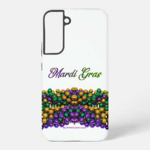 SlipperyJoe's iconic Mardi Gras–themed image elega Samsung Galaxy S22+ Case