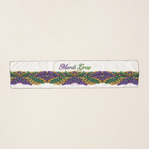 SlipperyJoe's iconic Mardi Gras–themed image elega Scarf