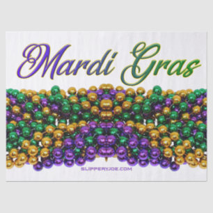 SlipperyJoe's iconic Mardi Gras–themed image elega Tissue Paper