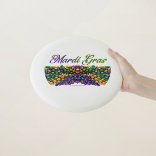 SlipperyJoe's iconic Mardi Gras–themed image elega Wham-O Frisbee