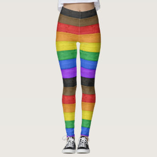 Gay Pride American Flag Women's Yoga Pants High Waisted Leggings Workout  Pants with Pockets