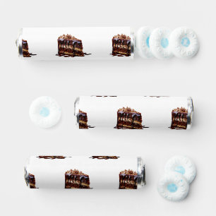 SlipperyJoe's indulgent multi-layer chocolate cake Breath Savers® Mints