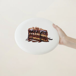 SlipperyJoe's indulgent multi-layer chocolate cake Wham-O Frisbee