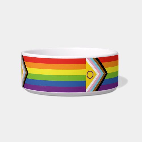 SlipperyJoe's Intersex pride flag yellow backgroun Bowl