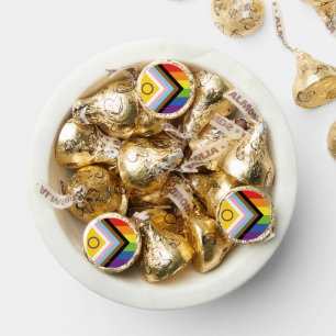 SlipperyJoe's Intersex pride flag yellow backgroun Hershey®'s Kisses®
