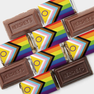 SlipperyJoe's Intersex pride flag yellow backgroun Hershey's Miniatures