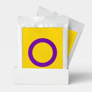 SlipperyJoe's Intersex pride flag yellow backgroun Margarita Drink Mix