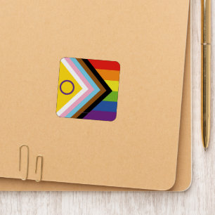 SlipperyJoe's Intersex pride flag yellow backgroun Patch