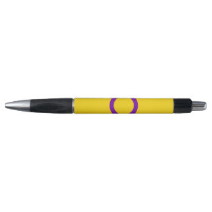 SlipperyJoe's Intersex pride flag yellow backgroun Pen