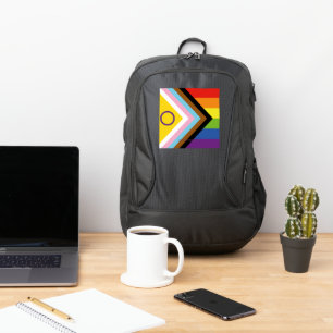 SlipperyJoe's Intersex pride flag yellow backgroun Port Authority® Backpack