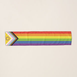 SlipperyJoe's Intersex pride flag yellow backgroun Scarf