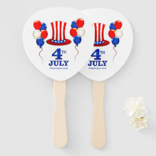 SlipperyJoe's july 4th Independence day classic Un Hand Fan