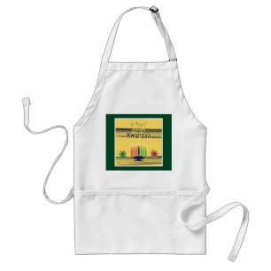 SlipperyJoe's Kwanzaa warm celebratory tone tradit Adult Apron