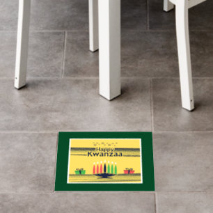 SlipperyJoe's Kwanzaa warm celebratory tone tradit Floor Decals