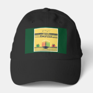 SlipperyJoe's Kwanzaa warm celebratory tone tradit Performance Cap