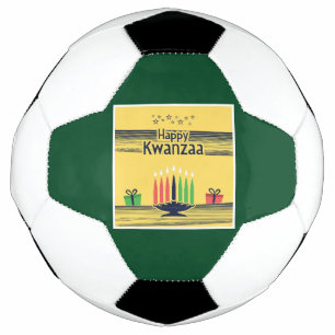 SlipperyJoe's Kwanzaa warm celebratory tone tradit Soccer Ball