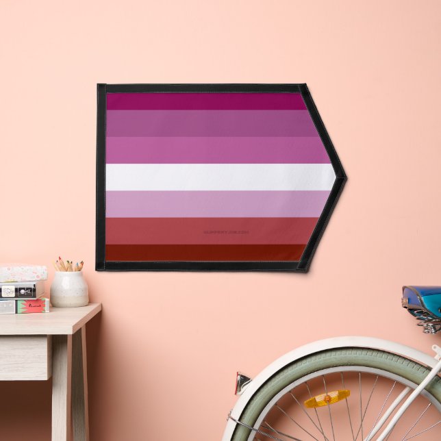 SlipperyJoe's lesbian pride flag feminine communit (Insitu 2)