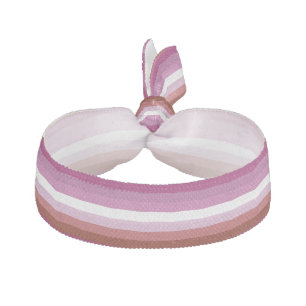SlipperyJoe's lesbian pride flag feminine communit Elastic Hair Tie