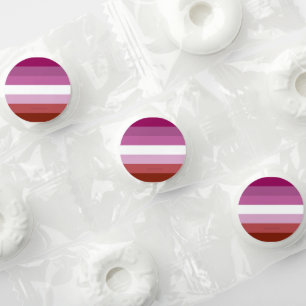SlipperyJoe's lesbian pride flag feminine communit Life Saver® Mints