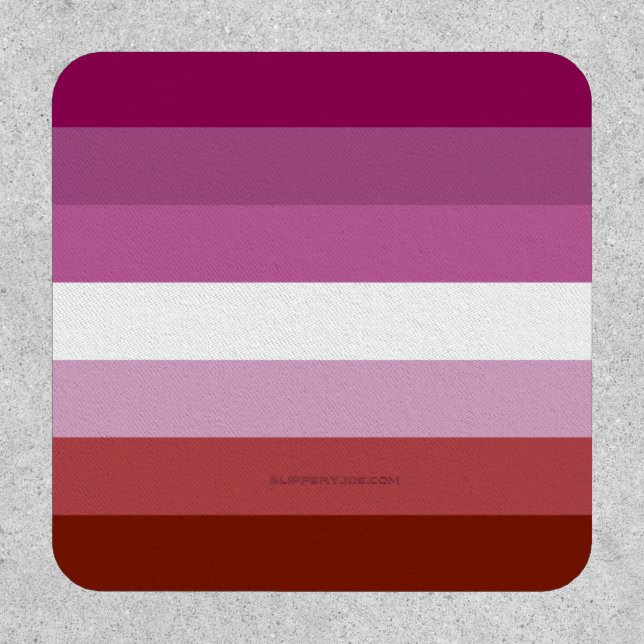 SlipperyJoe's lesbian pride flag feminine communit Patch (Front)
