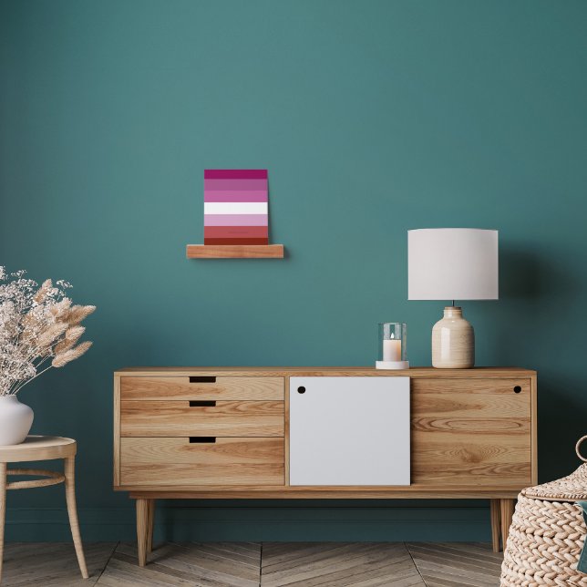 SlipperyJoe's lesbian pride flag feminine communit Picture Ledge (Living Room)