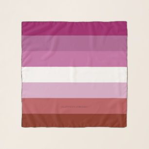 SlipperyJoe's lesbian pride flag feminine communit Scarf