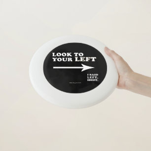 SlipperyJoe's look to your left thick geometric ce Wham-O Frisbee