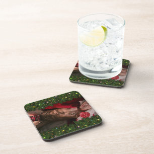 SlipperyJoe's male chest six pack stomach bare tor Beverage Coaster