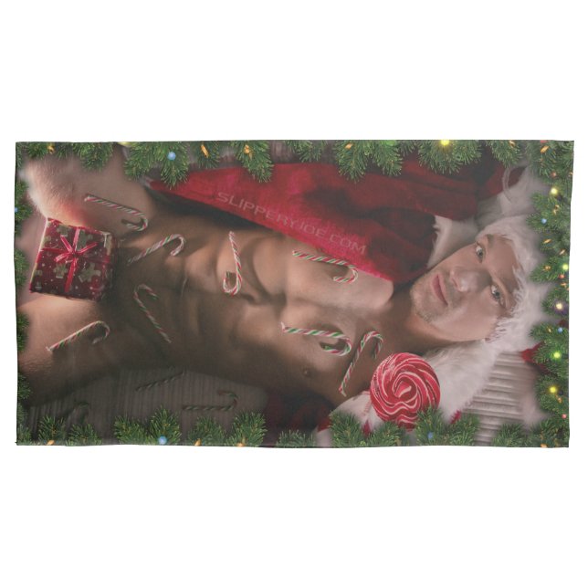 SlipperyJoe's male chest six pack stomach bare tor Pillow Case (Front)