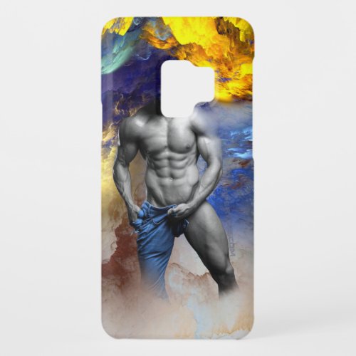 SlipperyJoes Man steamy shirtless abs sixpack put Case_Mate Samsung Galaxy S9 Case