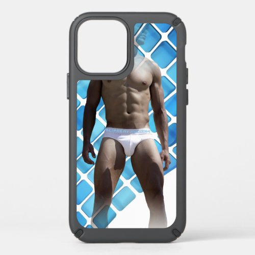 SlipperyJoes Man underwear 6_pack chest abs male  Speck iPhone 12 Case