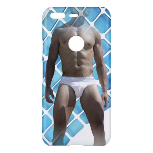 SlipperyJoes Man underwear 6_pack chest abs male  Uncommon Google Pixel Case