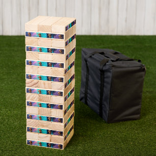 SlipperyJoe's Man underwear bulge purple blue abst Topple Tower