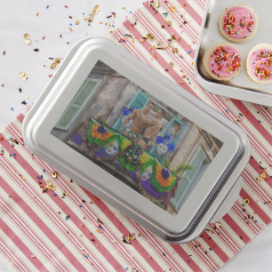 SlipperyJoe's Mardi Gras masks beads decorations s Cake Pan