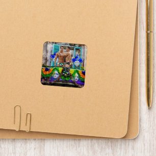 SlipperyJoe's Mardi Gras masks beads decorations s Patch