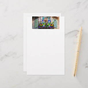 SlipperyJoe's Mardi Gras masks beads decorations s Stationery