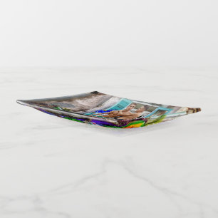 SlipperyJoe's Mardi Gras masks beads decorations s Trinket Tray